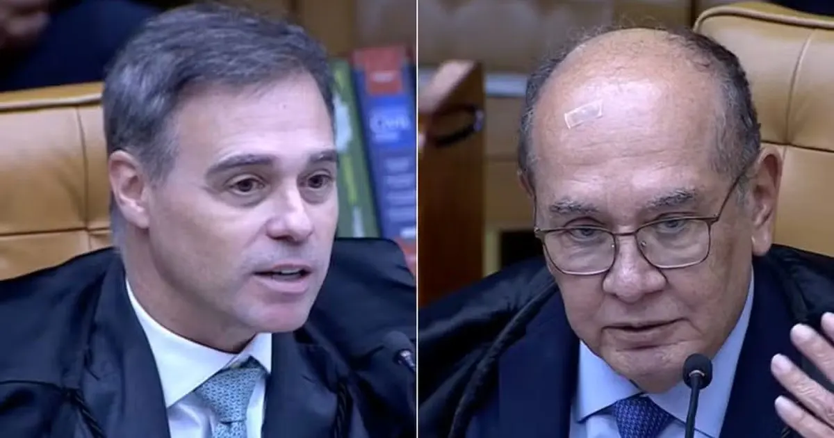 Aos gritos, Mendonça e Gilmar Mendes batem boca no STF: 'Pode chorar'