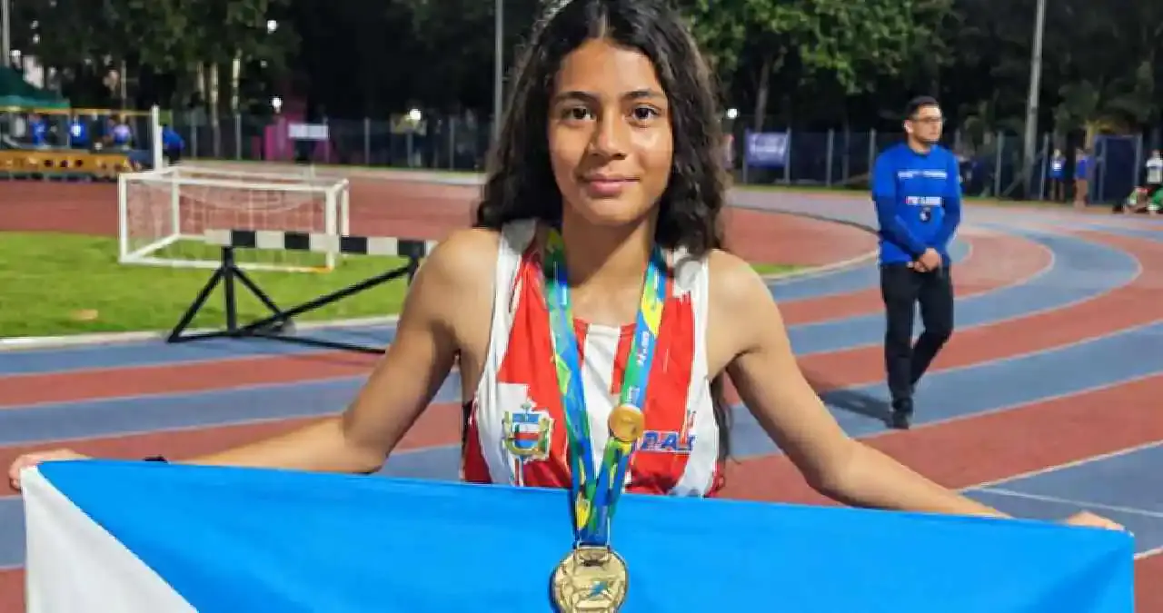 Aos 12 anos, alagoana é campeã Norte-Nordeste Sub-16 e ganha destaque no atletismo